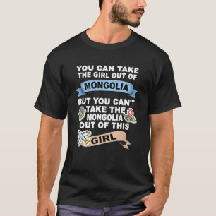 Meisje uit Mongolië Verhuizing uit Mongolië T-shirt