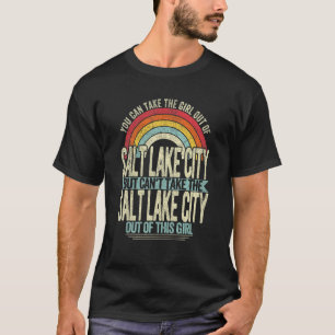 Meisje uit Salt Lake City Utah Thuisstad Thuis Sal T-shirt