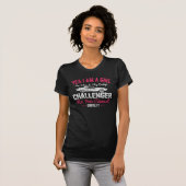 Meisje uitdager t-shirt (Voorkant volledig)