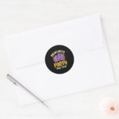 Meisje-uitje Team Bruid Ronde Sticker (Envelop)