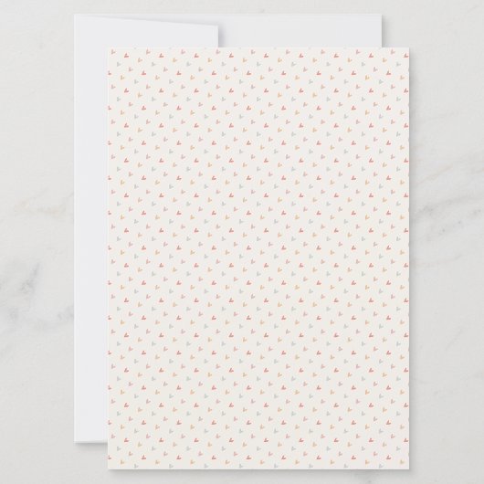 Meisje Valentijn Cherub Hearts Baby shower Kaart