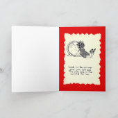 meisje Valentijnsdag Feestdagen Kaart (Binnen)