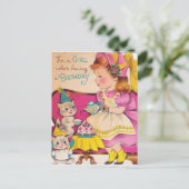  meisje van 1940 briefkaart (Staand voorkant)