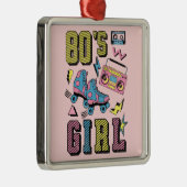 Meisje van 80 metalen ornament (Rechts)