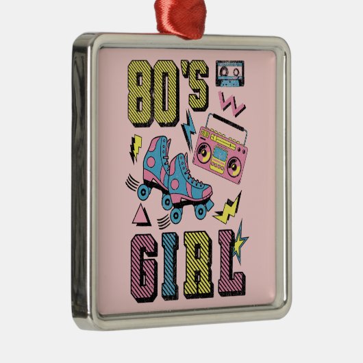 Meisje van 80 metalen ornament (Rechts)