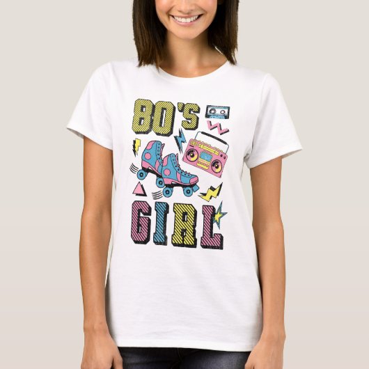 Meisje van 80 t-shirt (Voorkant)