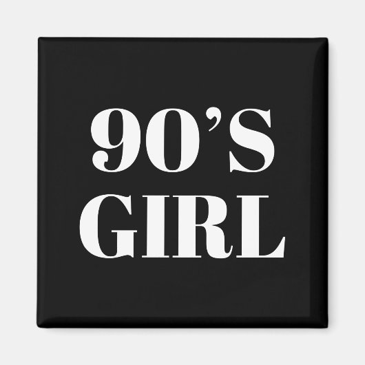 Meisje van 90 magneet (Voorkant)