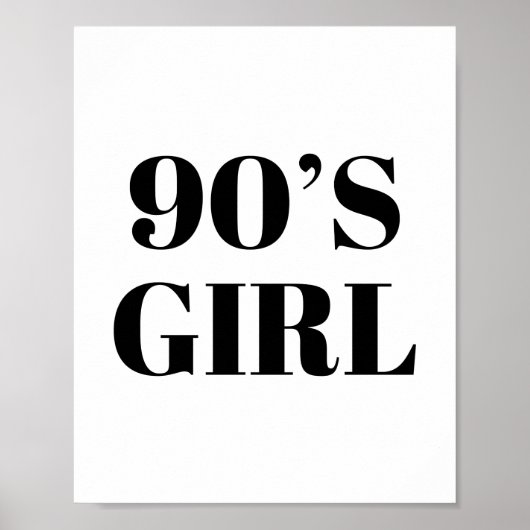Meisje van 90 poster (Voorkant)