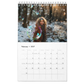 Meisje van alle seizoenen kalender (Feb 2027)