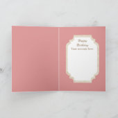  meisje van Birthday voeg berichtkaart toe Kaart (Binnen)