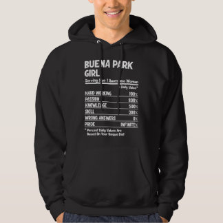 Meisje van Buena Park Hoodie