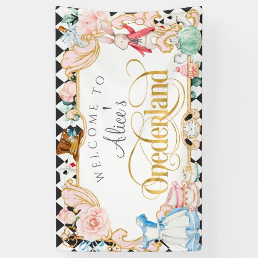 Meisje van de 1ste verjaardag, Alice in Duitsland Spandoek (Verticaal)