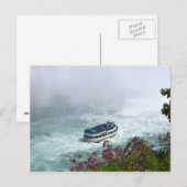 Meisje van de Boot van de Mist bij Niagara Briefkaart (Voorkant / Achterkant)