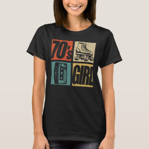 Meisje van de jaren '70 Mode 70 Theme Party S70 T-shirt