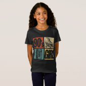 Meisje van de jaren '90 Mode 90 Theme Party Negent T-shirt (Voorkant volledig)