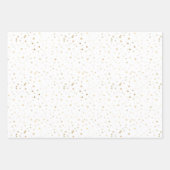 Meisje van de moderne roze goudwitte marinemeisje inpakpapier vel (Voorkant 3)