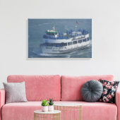 Meisje van de nevel op de Niagara rivier Canvas Afdruk (Insitu (Woonkamer))