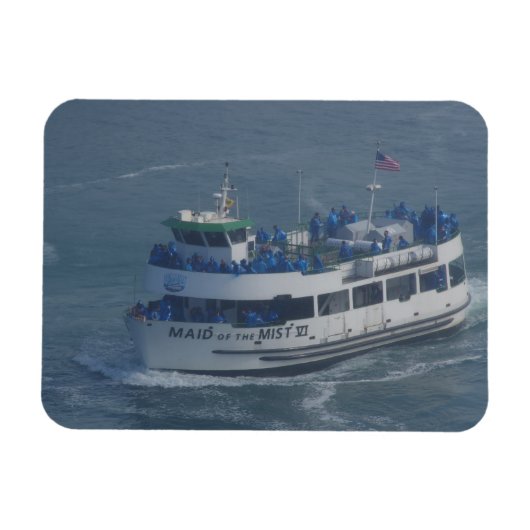 Meisje van de nevel op de Niagara rivier Magneet (Horizontaal)