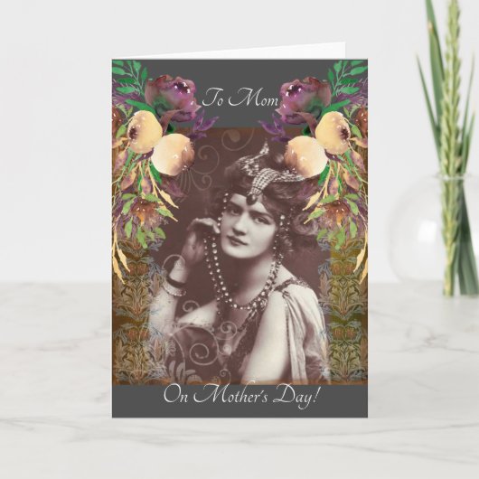 meisje van de Partij voor de Victoriaans Bosbouw Kaart (Voorkant)