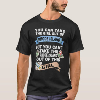 Meisje van de Rhode Island - verhuizing van de Rho T-shirt