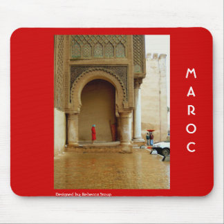 Meisje van de rode coat muismat