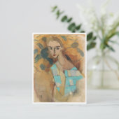 Meisje van Eydtkuhne, H.Schjerfbeck Briefkaart (Staand voorkant)