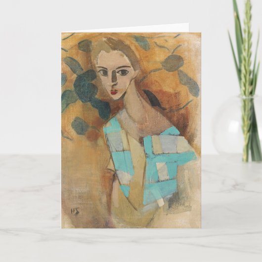 Meisje van Eydtkuhne, H.Schjerfbeck Kaart (Voorkant)