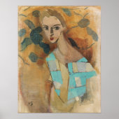 Meisje van Eydtkuhne, H.Schjerfbeck Poster (Voorkant)