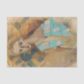 Meisje van Eydtkuhne, H.Schjerfbeck Tissuepapier (Voorkant)