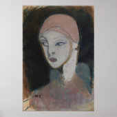 Meisje van het eiland Schjerfbeck Poster (Voorkant)