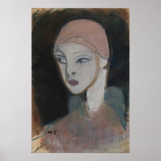 Meisje van het eiland Schjerfbeck Poster (Voorkant)