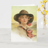 Meisje van het Gouden Westen Kaart (Gele Bloem)