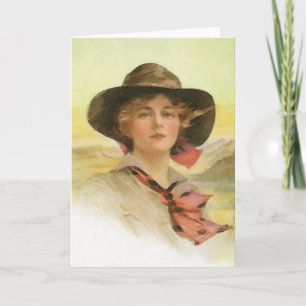 Meisje van het Gouden Westen Kaart