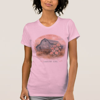 Meisje van het platteland t-shirt