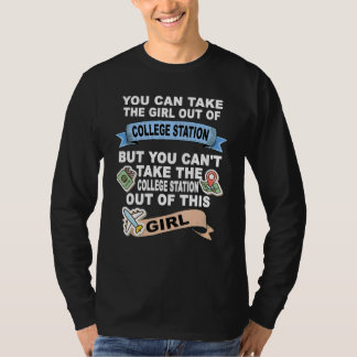 Meisje van het station City College T-shirt