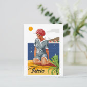 Meisje van Istria Briefkaart (Staand voorkant)