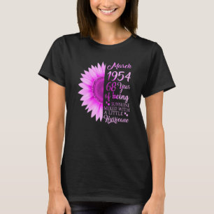Meisje van maart 1954 68 jaar oud 68e verjaardag t-shirt