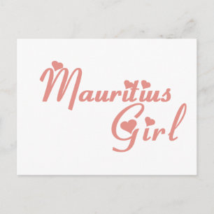Meisje van Mauritius Briefkaart
