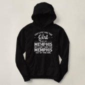 Meisje van MEMPHIS TN TENNESSEE Gift Funny Home R Hoodie (Design voorkant)