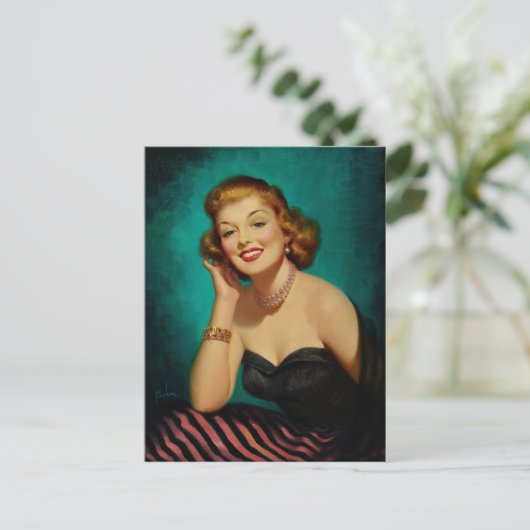 Meisje van mijn dromen briefkaart (Staand voorkant)