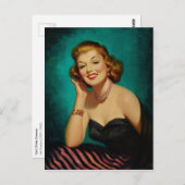 Meisje van mijn dromen briefkaart (Voorkant / Achterkant)