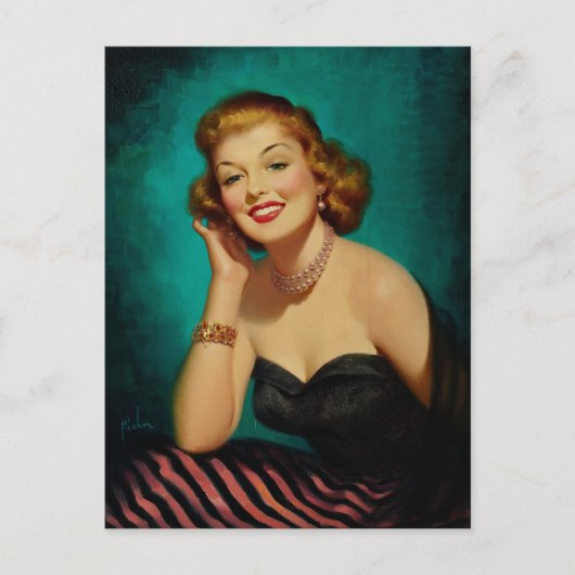 Meisje van mijn dromen briefkaart (Voorkant)