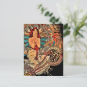 Meisje van Monte Carlo Briefkaart (Staand voorkant)