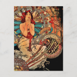 Meisje van Monte Carlo Briefkaart