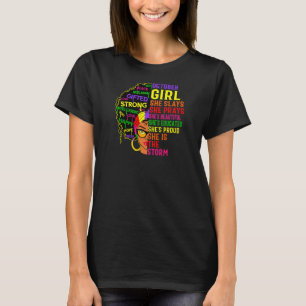 Meisje van oktober Ze speelt en beest oktober T-shirt