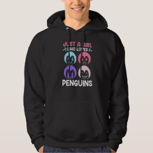 Meisje van pinguïns pinguïn meisje 1 hoodie