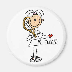 Meisje van Tennis Magnet