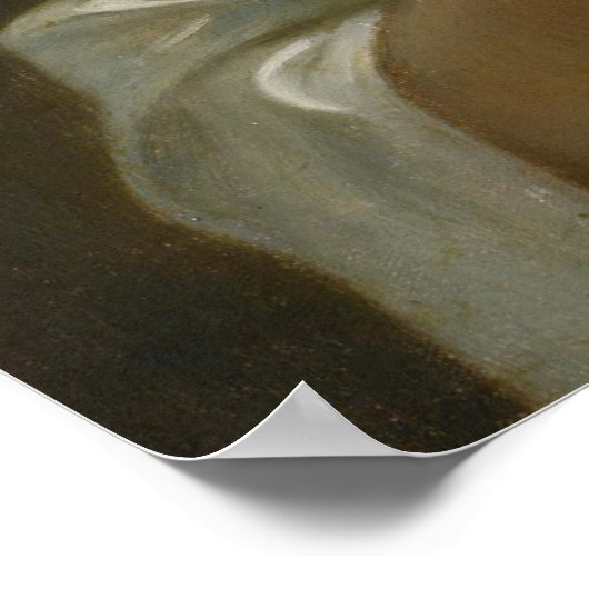 Meisje van William-Adolphe Bouguereau Poster (Hoek)