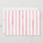 Meisje Varken Baby shower Boerderij uitnodiging Bo (Achterkant)