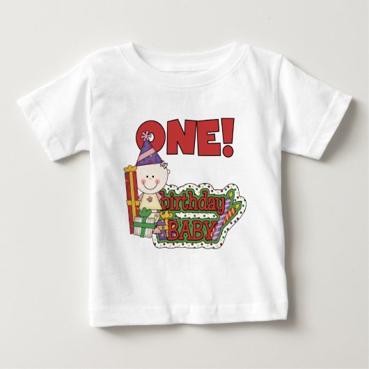 Meisje Verjaardag Baby Tshirts en geschenken (Voorkant)